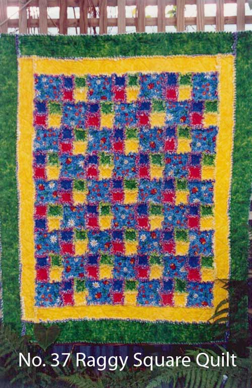Woopies Originals Raggy Square Quilt